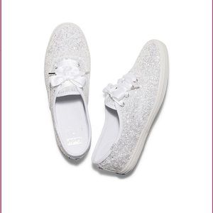 Keds Kate Spade new York champion glitter white